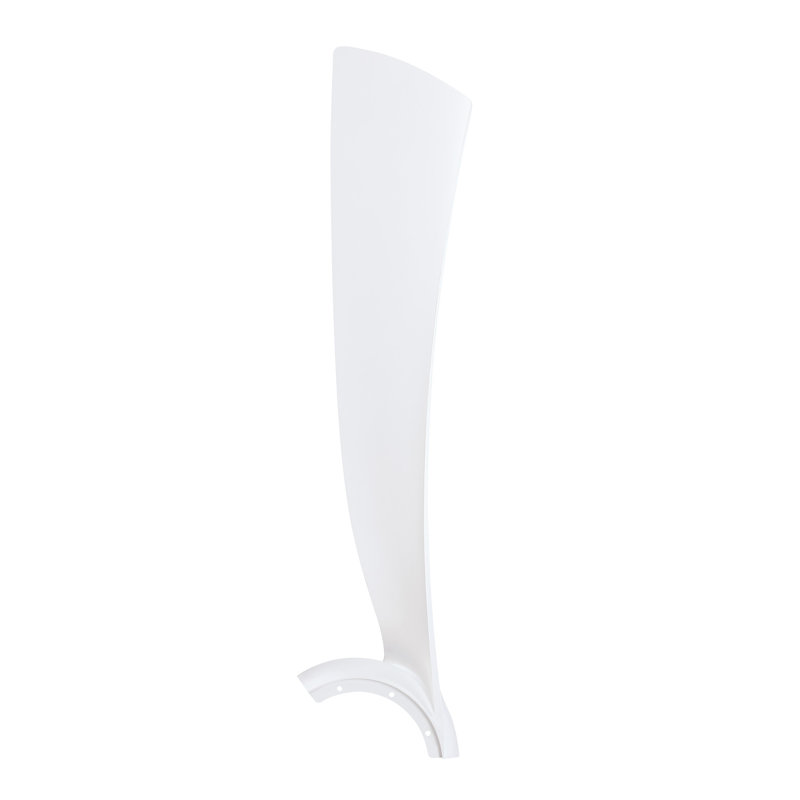 Wrap Custom 64 inch Indoor/Outdoor Ceiling Fan Blade Set of 3 - Matte White, 3.54" H x 8.86" W x 32.00" D