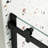 Sliding Shower Door With 5/16" Tempered Glass, Matted Black, Smooth Transition Matt Black - Nano Clean Advantage-124069865