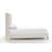 Upholstered Wingback Bed / Tall 54" Headboard Upholstered Queen Bed / Without Wooden Slats-466876308
