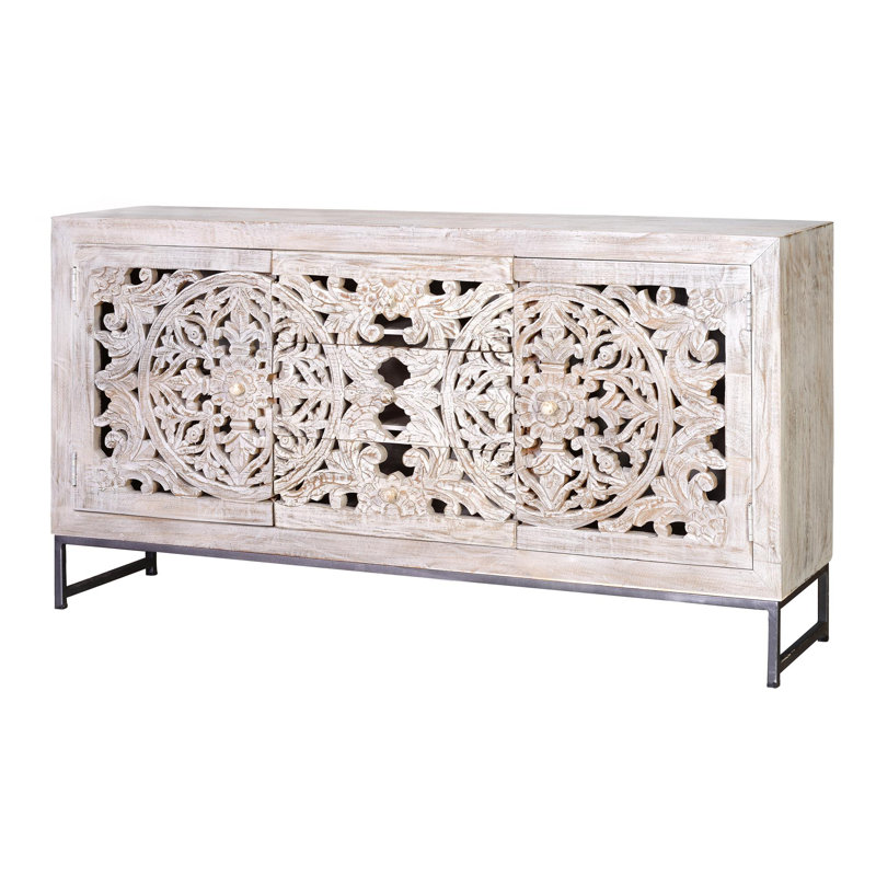 150cm Solid Wood Sideboard