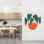 Art mural plante en pot-1039622579