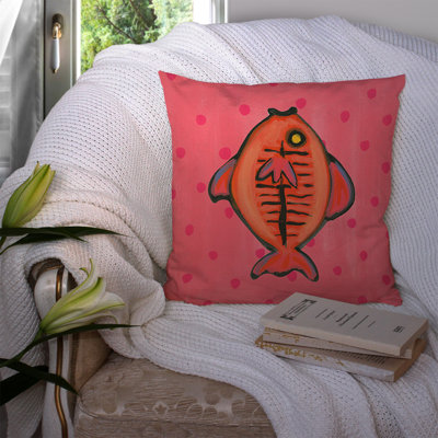 Fish Indoor Outdoor Throw Pillow