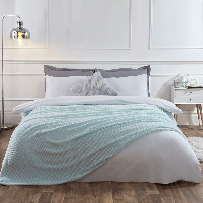 Throw Blanket, European Double (140 x 200cm), Blue