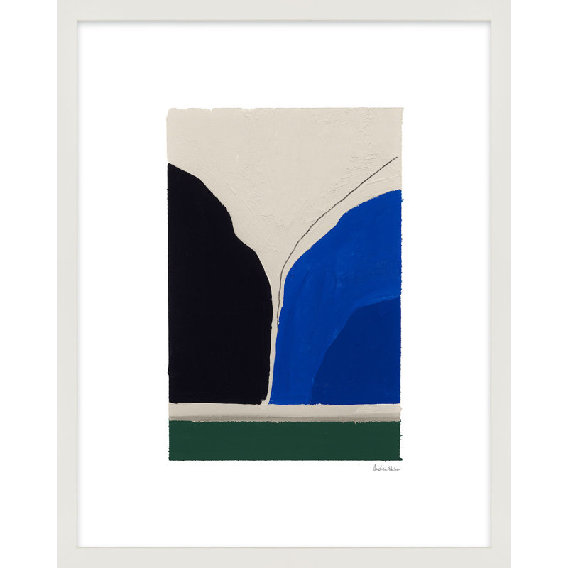 «Arrangement 1», reproduction encadrée, H 20 po x l 16 po x P 1,25 po, Cadre blanc