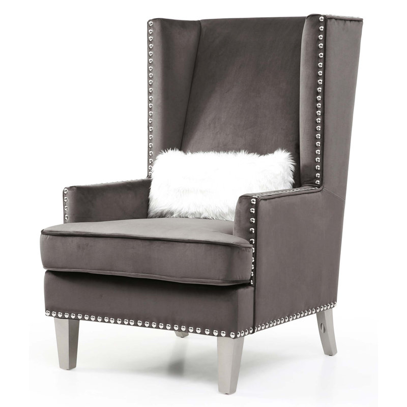 Fauteuil Elegant, Gris foncé