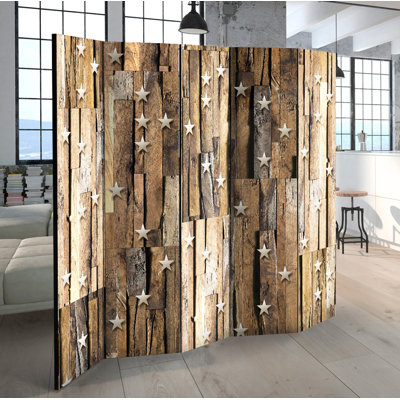 Amherst 172cm H Solid Wood Folding Room Divider