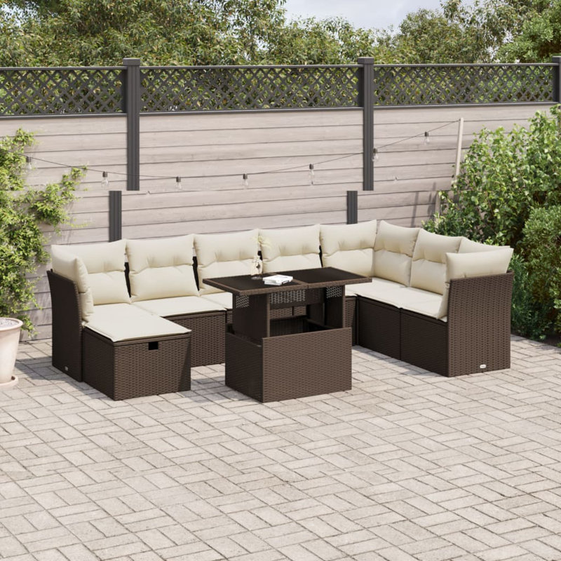 Ensemble de canapé de jardin Vidaxl