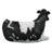 Holstein Cow Sculptural Bench