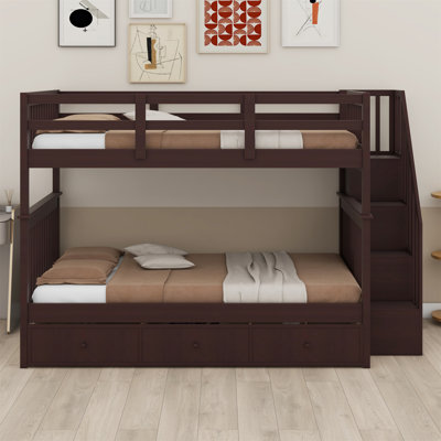 Stairway Bunk Bed With Three Drawers