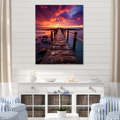 Impression sur toile Pier Twilight Retreat I sur toile