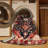 Machine Washable Persian Brown Area Rug-1832334262