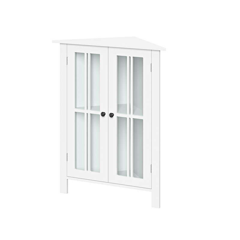 Armoire de coin à deux portes Danbury - Blanc