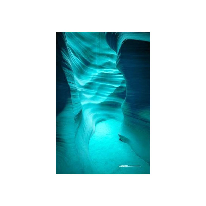 «Antelope Canyon I» par Mitchell Bloch - impression d'art graphique, Plexi, H 60 po x l 40 po