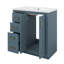 Meuble-lavabo de 30 po avec lavabo en céramique, 3 tiroirs et 2 portes-815283542