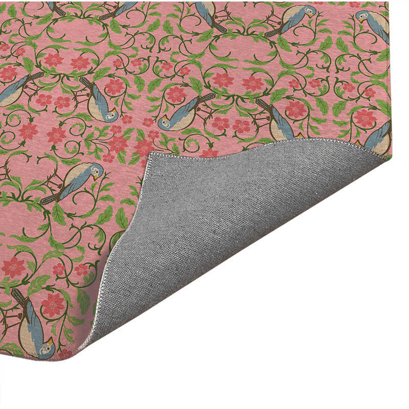 Paillasson intérieur ultra-fin Tweetie, L 60 po x L 84 po, Rose