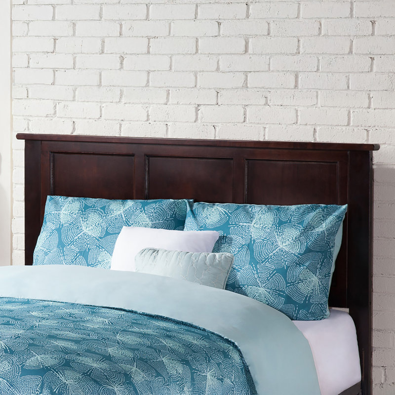 Madison Low Profile Solid Wood Platform Bed, King, Espresso