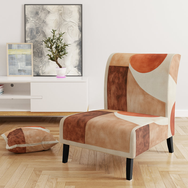 Fauteuil de chambre Abstract Modern, Pantoufle sans accoudoirs