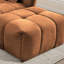 Canapé modulaire en chenille 2 places avec repose-pieds Chenille-28402719