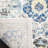 Felty Oriental Ivory/Aqua Area Rug-589831214