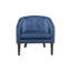 Chaise d'appoint rembourrée capitonnée Mid-Century