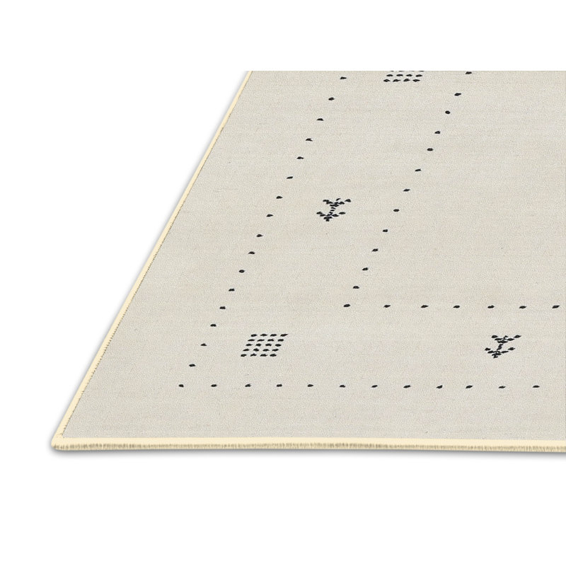 Tapis contemporain gris, Rectangle 2 pi x 3 pi