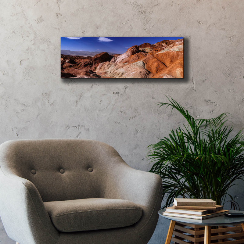 «Vallée mortelle - artistes palette 2» par Epic Portfolio, art mural sur toile, 36 po x 12 po
