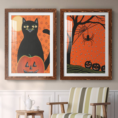 «Halloween Fun V-Premium», reproduction encadrée prête à être accrochée