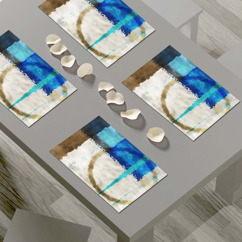 Napperon abstrait en polyester