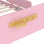 Lit plateforme double avec tiroirs de rangement, structure en bois massif, garde-corps, petite tablette et crochets, aucun sommier nécessaire, rose-294677242-294677243