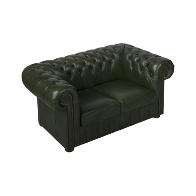 Tamico 2 Seater Genuine Leather Loveseat