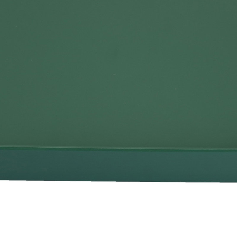Diana Serving Tray with Integrated Handles, Green Polyurethane 19x14, Green