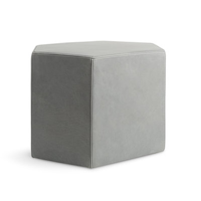 Repose-pieds en cuir véritable Hecks
