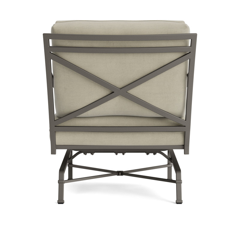 Venetian Outdoor Lounge Chair, Mica, Fusion Charcoal