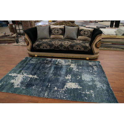 All-Over Modern Abstract Area Rug 5x8