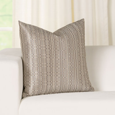 Dortmund Checkered Cotton Blend Throw Pillow