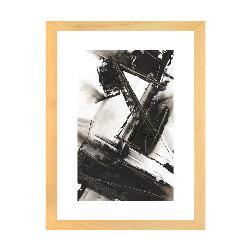 « Diagonal Matrix II » par Ethan Harper, reproduction d’art, H 24 po x l 16 po x P 1 po, Blanc