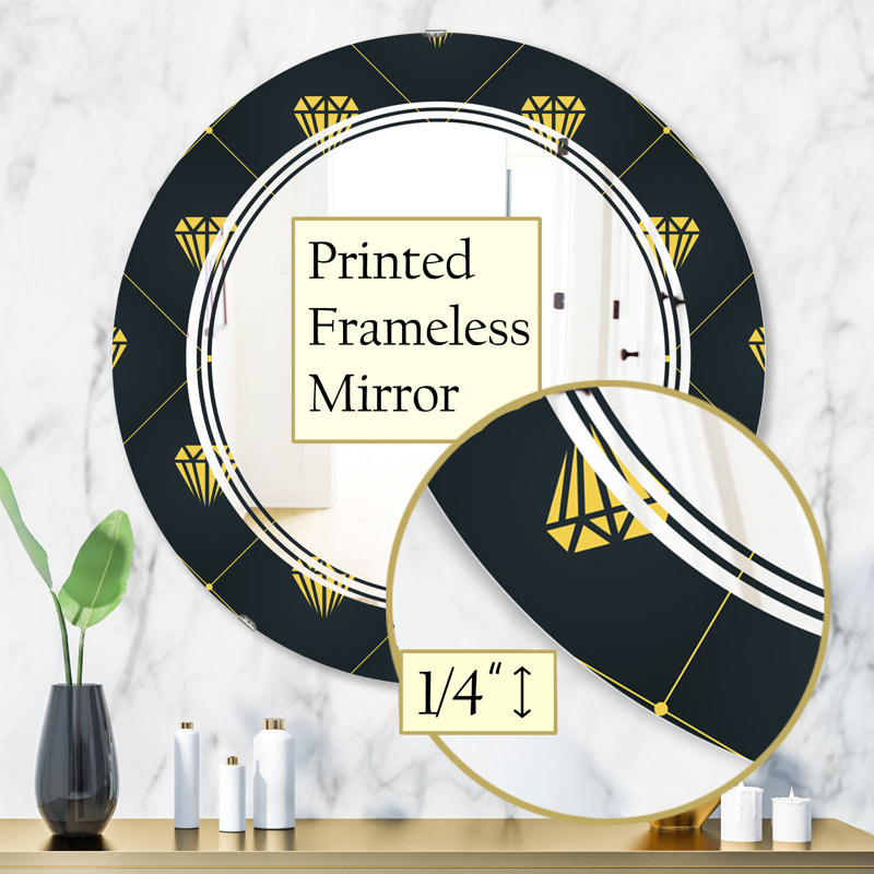 Miroir mural Triple C, H 31,5 po x l po