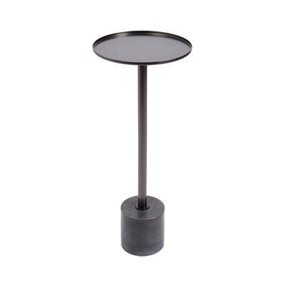 Vanora Modern Round Marble Drink Table