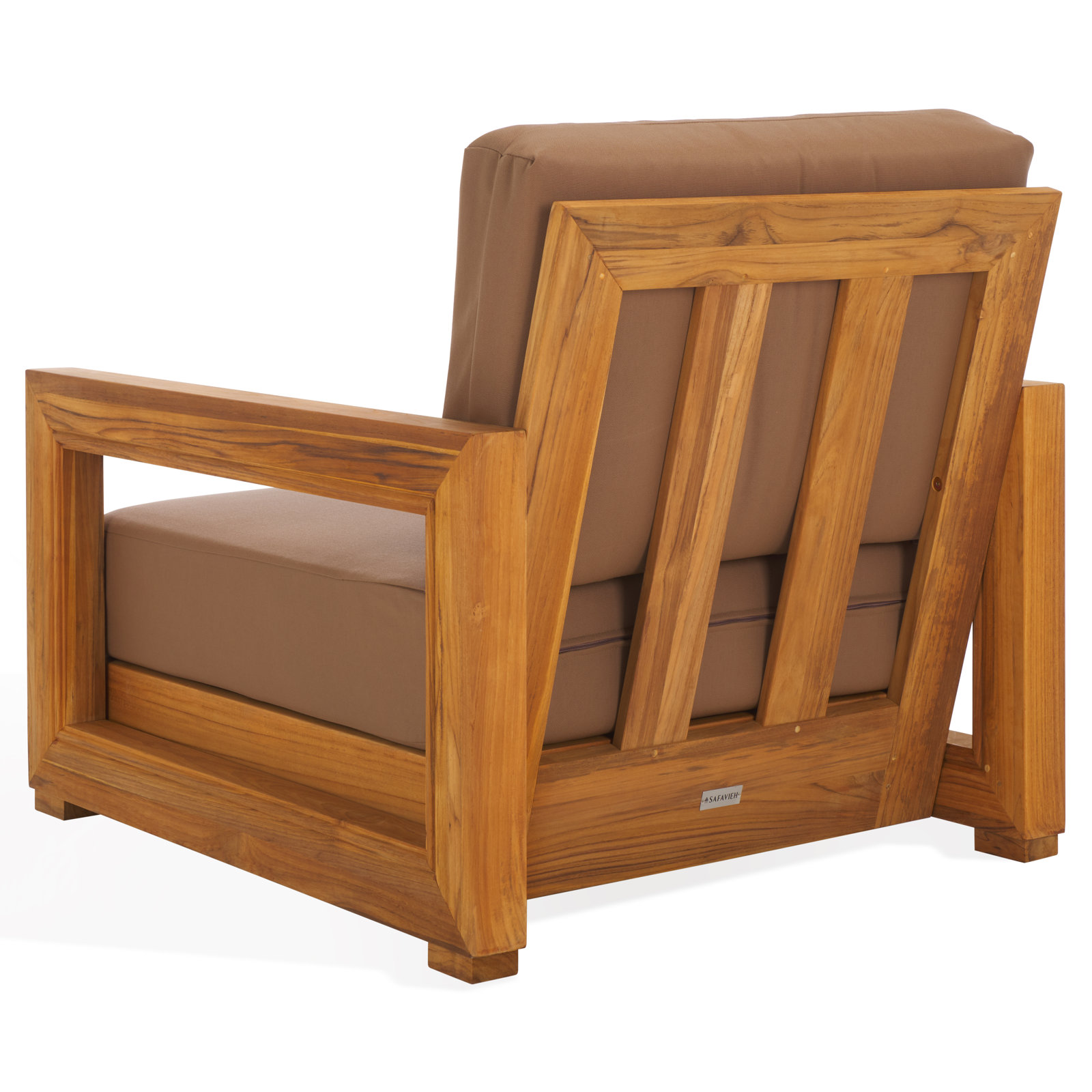 Melrose Teak Outdoor Lounge Chair, Brown