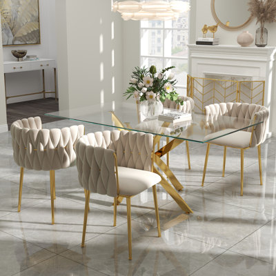 Ashveen Rectangular Restaurant Dining Set