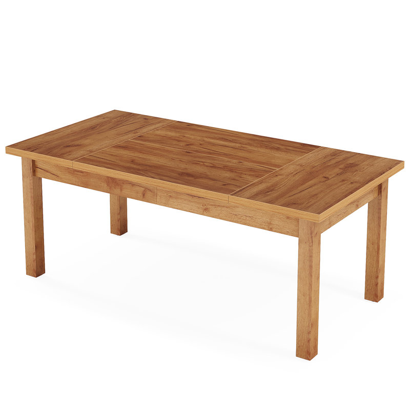 Grand bureau d'ordinateur de 70 pouces, bureau d'écriture de bureau de ferme avec pieds en bois massif, bureau de direction avec cadre et tableau épaissis