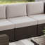 Canapé modulaire d'extérieur en rotin Martha Stewart Bedford-109713907-109713906