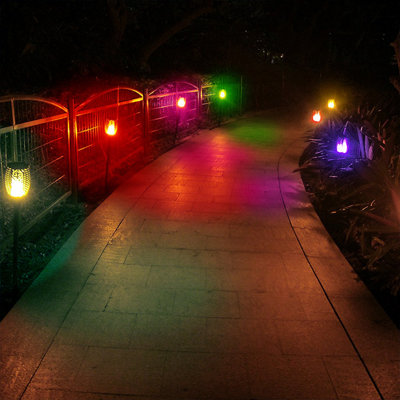 Sukias Plastic Solar Powered Pathway Light Pack