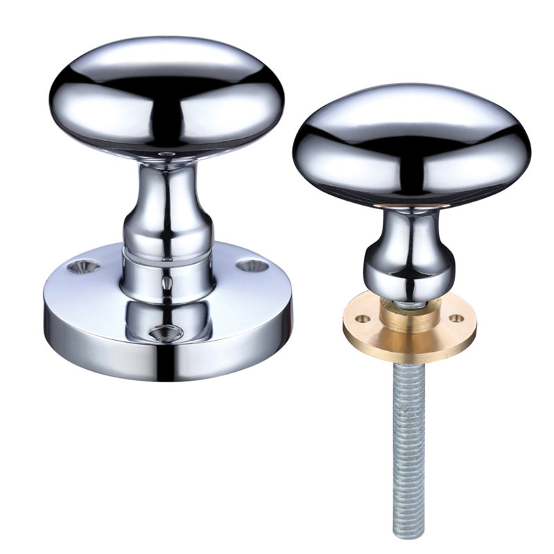 Hagberg Knobset, Polished Chrome