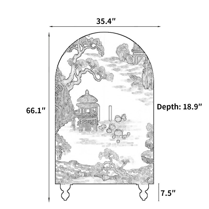 Armoire de rangement classique pour chambre Wabi-Sabi