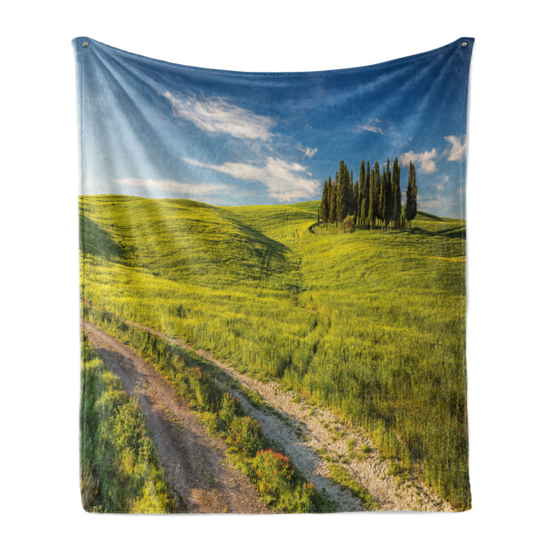Hand Woven Throw Blanket, 50" W x 70" L