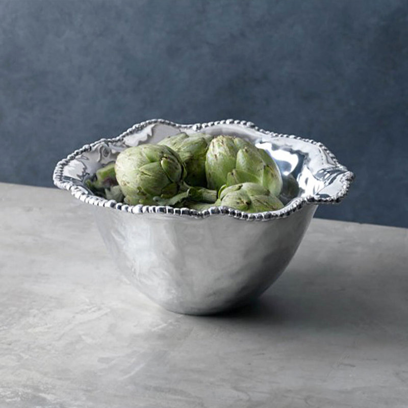 Organic Pearl Serving Bowl, 13.25"