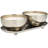 Metal Tropical Breeze Scented Hammered 12 oz 2 Wick Decorative Candle with White Wax Set-91734896-91734891