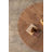 33.86"Modern Retro Splicing Round Coffee Table,Fir Wood Table Top With Gold Cross Legs Base-1999095486-1999095487