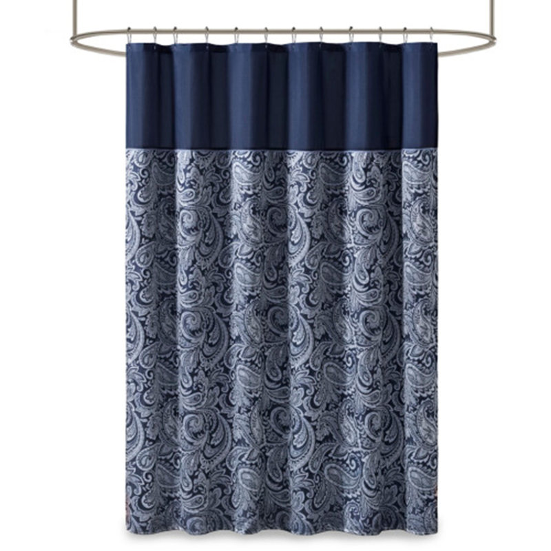 Rideau de douche jacquard